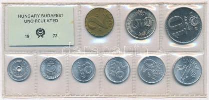1973. 2f-10Ft (9xklf) érmés forgalmi sor fóliatokban T:1 Adamo FO6