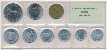 1973. 2f-10Ft (9xklf) érmés forgalmi sor fóliatokban T:1 Adamo FO6