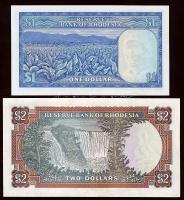 Rhodesia 1974-79(1970-72). 1$, 2$, 5$, 10$ teljes sor! T:I