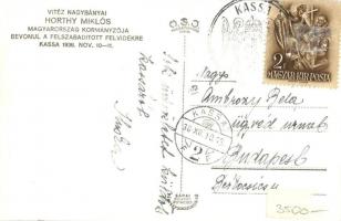 1938 Kassa, Kosice; bevonulás / entry of the Hungarian troops. So. Stpl