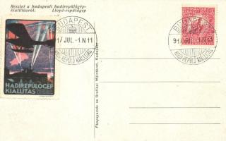 1917 Budapesti Hadirepülőgép Kiállítás; Lloyd repülőgép / Military aircraft from the Military Aviati...