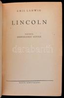 Emil Ludwig: Lincoln. Fordította: Hertelendy István. Bp.,1946, Dante. Kiadói félvászon-kötés, kissé kopott borító.