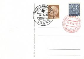 Adolf Hitler. "1939 Hollabrunn Kreistag der NSDAP" So. Stpl (EK)