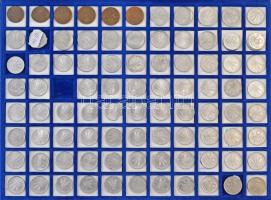 1946-2009(?) Rendkívül tartalmas forint-fillér gyűjtemény technológiai és verdehibás érmékből 2f-től...