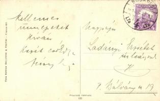 A merry Christmas and a happy New Year / Italian art postcard, skiing lady. Ballerini & Fratini ...