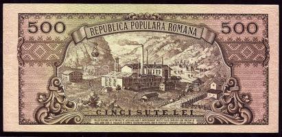 Románia 1949.10.15. 500L T:I