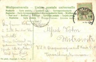 Morgentoilette / Jewish men cleaning in the morning. Anti-Semitic humour. Judaica (fl)