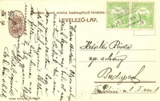 1916 2. számú csataképes kártya. A Maros dunai monitor a Száva partján 49 szerbet foglyul ejt. Dunaf...