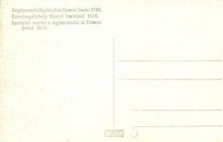 1916 Ezredsegélyhely Nowoi Swietnél / Regimentshilfsplatz bei Nowoi Swiet / WWI K.u.k. military regi...