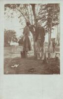 Első világháborús kivégzett (felakasztott) kémek / WWI K.u.K. military. Spies executed by hanging. photo