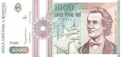 Románia 1991-94. 200L, 500L, 1000L, 5000L, 10.000L T:I