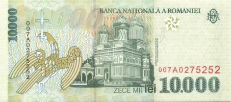 Románia 1996-2000. 1000L, 5000L, 10.000L, 50.000L, 100.000L egy kivételével komplett sor! T:I