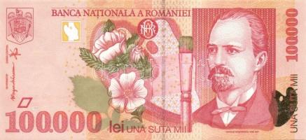 Románia 1996-2000. 1000L, 5000L, 10.000L, 50.000L, 100.000L egy kivételével komplett sor! T:I