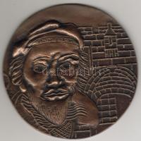 Bronz Plakett, 1971, "Lord Montefiore...", G.Varbanov, Erh.: st/verdefényes RRRR! (nur 5 Stück)