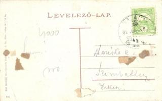 ~1910 Galánta, utcakép és kápolna / street view with chapel  (EK)