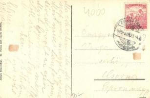 1918 Selmecbánya, Schemnitz, Banska Stiavnica; Óvár udvara / courtyard of the old castle