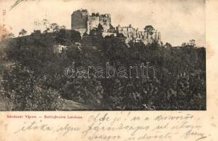 1905 Lánzsér, Lándzsér, Landsee (Sopronszentmárton); várrom / Schlossruine / castle ruin