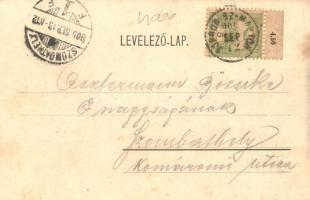 1905 Lánzsér, Lándzsér, Landsee (Sopronszentmárton); várrom / Schlossruine / castle ruin