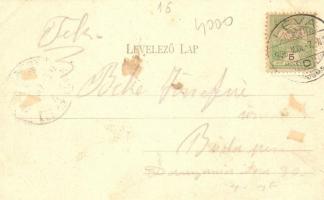 1906 Léva, Levice; várrom. Nyitrai és társa kiadása / castle ruin