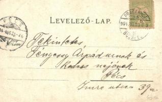 1904 Balatonboglár, Boglár; Fischl Jakab kiadása (EK)