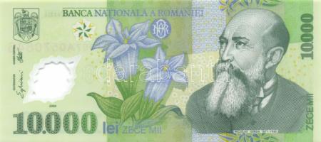 Románia 2000-01. 10.000L, 50.000L, 100.000L, 500.000L egy kivételével komplett sor! T:I