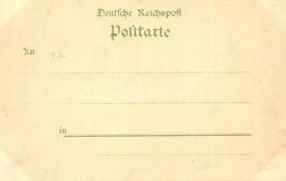 Leipzig, Siegesdenkmal, Thomaskirche, Schillerstrasse, Peterskirche / war monument, church, street. ...