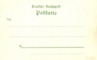 Minden im Westfalica, Porta, Marktplatz, Denkmal Kaiser Wilhelms I / market square, monument. Kunsta...