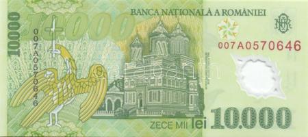 Románia 2000-01. 10.000L, 50.000L, 100.000L, 500.000L egy kivételével komplett sor! T:I