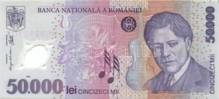 Románia 2000-01. 10.000L, 50.000L, 100.000L, 500.000L egy kivételével komplett sor! T:I