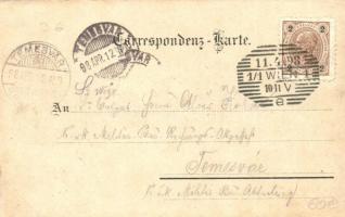 1898 Vienna, Wien; Albrechtsplatz, Der Hohe Markt, K.u.K. Arsenal / square, market, military arsenal...