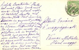 1910 Pozsony, Pressburg, Bratislava; Frigyes főherceg palotája, hirdetőoszlop Ceres ételzsír reklámm...