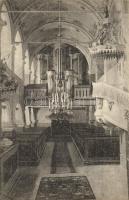 1916 Szepesszombat, Spisská Sobota, Georgenberg; Katolikus templom belső / Catholic church interior (EK)