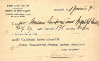 1911 Herkules gyomorkeserű. Kann Lipót és Fia sörnagykereskedők reklámlapja. Márton és Vas kiadása /...