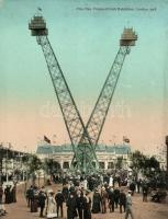 1908 London, Franco-British Exhibition. Flip Flap, Grand Cafe. Valentine & Sons. Giant Post Card (19 cm x 14,5 cm) (EK)