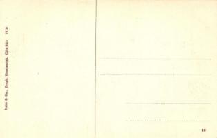 1910 Ahrtal, Ahr valley; Wetterkatastrophe, Verwüstung der Strasse bei Altenahr / flood disaster, de...