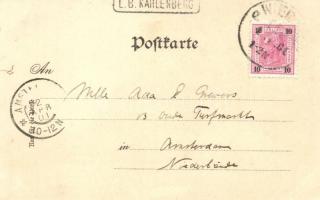 1901 Vienna, Wien XIX. Kahlenberg, Hotel, Aussichts Thurm, Bahnhof / hotel, lookout tower, railway s...