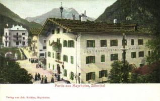 Zillertal (Tirol), Mayrhofen, Gasthaus zum Stern / guest house, hotel (Rb)