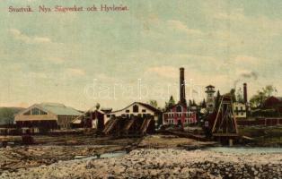 1912 Svartvik, Nya Sagverket och Hyvleriet / New sawmill and planing mill