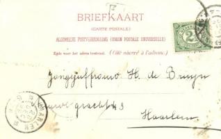 1899 Pretoria, Marktgebouwen, Rechtsgebouwen. J. H. Debussy / market, court. Art Nouveau, floral, li...