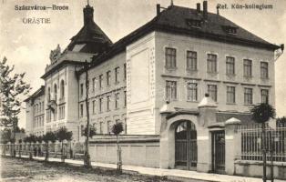 Szászváros, Broos, Orastie; Református Kun kollégium / Calvinist boarding school