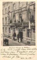 1900 Amsterdam, President Kruger op Balkon, Hotel des Indes / Paul Kruger on the balcony of the hotel (EK)