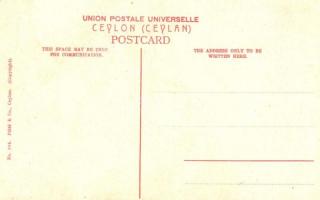 Singhalese Girl carrying water chatty in Ceylon. Nude girl / Sinhalese folklore from Sri Lanka