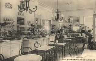 Menton, Chez Perrimond-Rumpelmayer / restaurant and confectionery interior