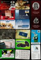 1978-2004 Vegyes, bankokat reklámozó kártyanaptár tétel, 15 db (Posta Bank, Turai Takarékszövetkezet, OTP, stb.)