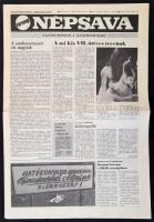 1984-1988 A Népszava farsangi és április elsejei, dolgozóknak készített, forgalomba nem került, humo...