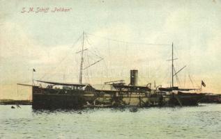 1916 SMS Pelikan Torpedodepotschiff und Admiralsyacht / K.u.K. Kriegsmarine torpedo depot boat