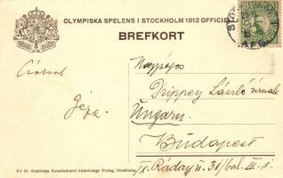 1912 Olympiska Spelen, Interiör af Stadion / 1912 Summer Olympics in Stockholm, stadium