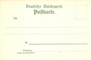 1896 Berlin, Berliner Gewerbe Ausstellung, Der Ausstellungs-Palast, Cafe Bauer. Krüger & Co. / G...