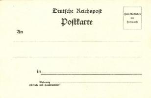 1896 Berlin, Berliner Gewerbe Ausstellung, Restaurant J. Klosterstübl Adolf & Bergemann. Th. Wen...