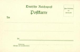 1896 Berlin, Berliner Gewerbe Ausstellung, Heilige Geistkirche, Häuser aus der Spandauer Strasse. Th...